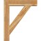 Ekena Millwork Traditional Block Rough Sawn Bracket w/ Offset Brace, Western Red Cedar, 8"W x 36"D x 44"H BKT0806X36X44TRA05RWR - alternate 4